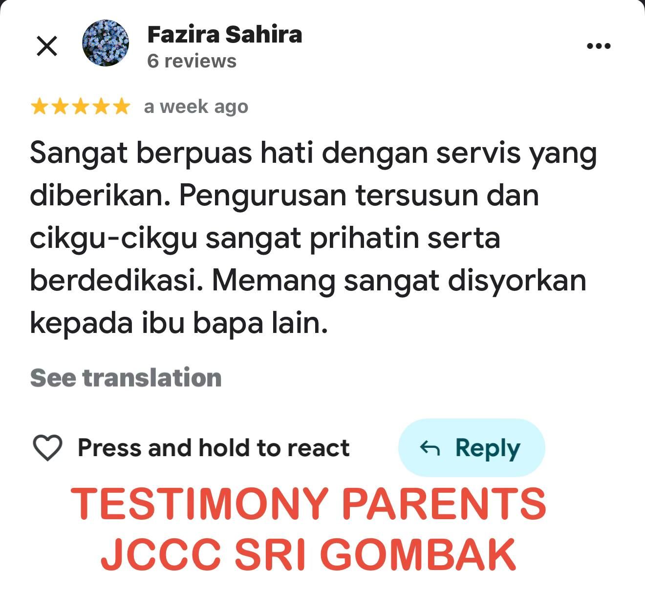 Testimoni Fazira Sahira