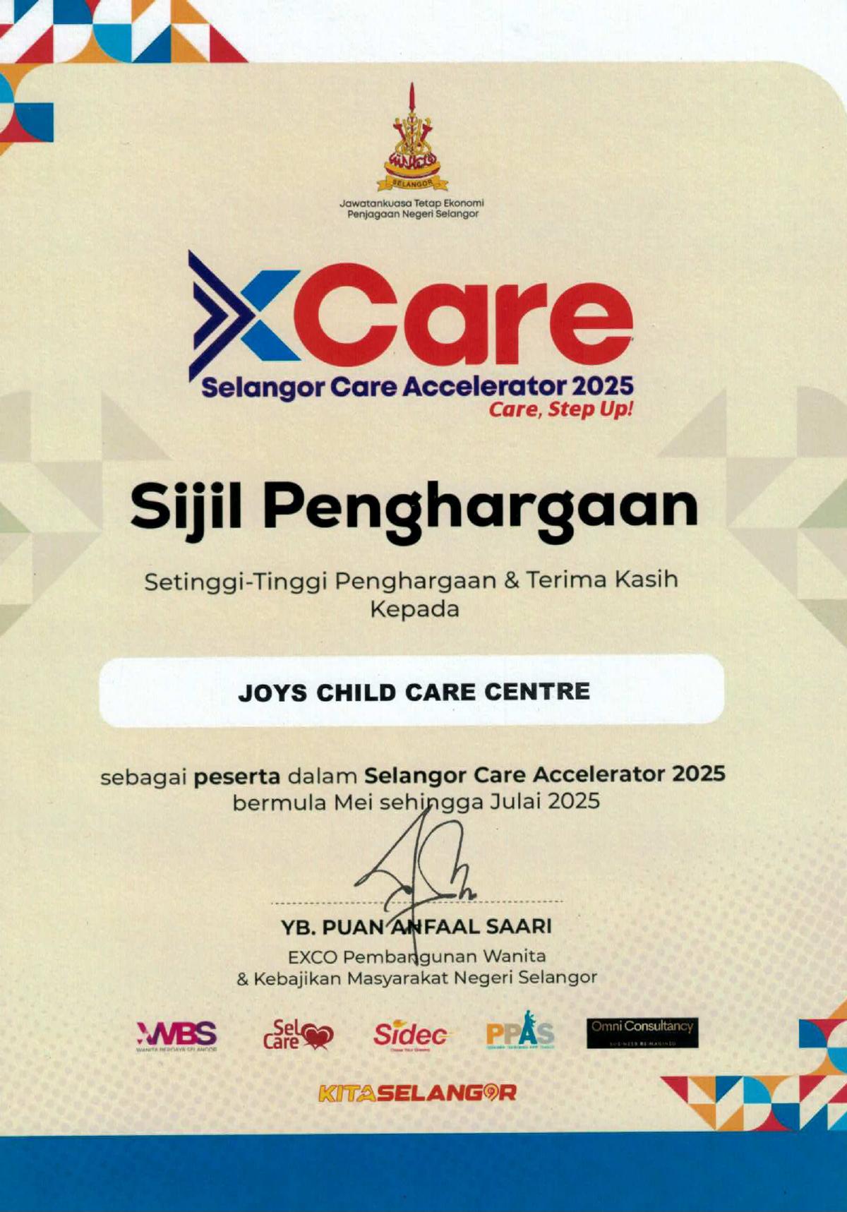 Sijil X-Care