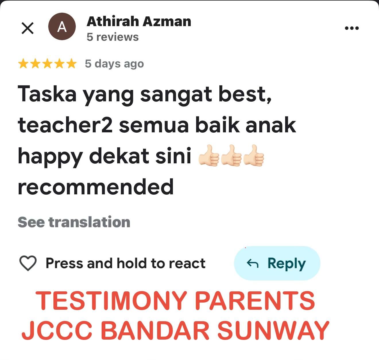 Testimoni Athirah Azman