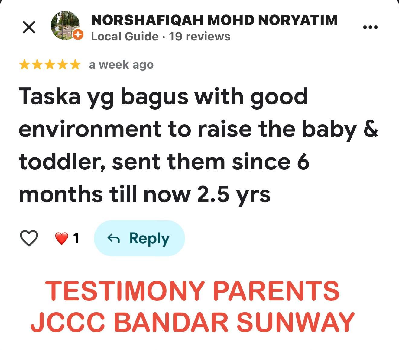 Testimoni Norshafiqah Mohd Noryatim